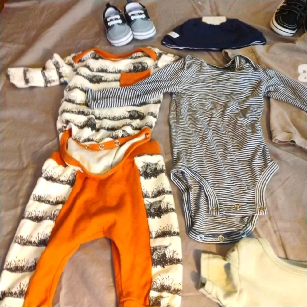 Baby Boy Bundle 0–6M | Carter’s + Boutique + NWT Items. C​​